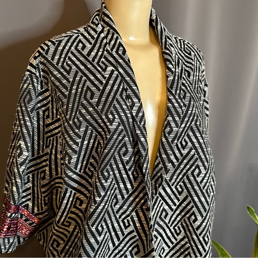 🆕 SIGNATURE8 Open Front Embroidered Jacket - Picture 4 of 8